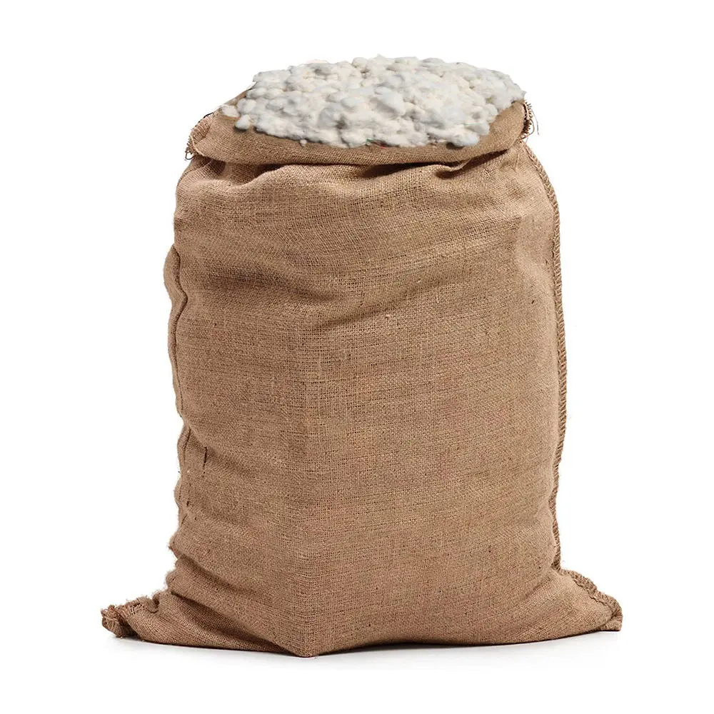 cotton pack jute bag for raw cotton and cottonseed packaging manufactured and exported by GFTCL Bangladesh
